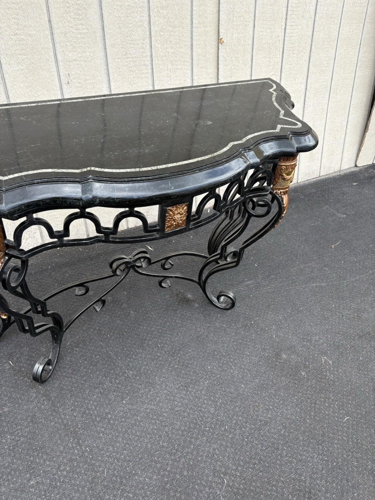 66849    Super Quality Marble Top Console Table Hall Stand Sideboard Server