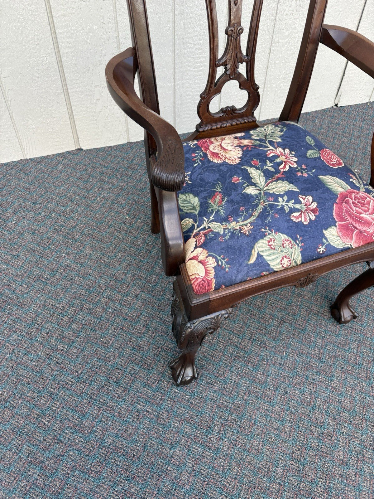 00001 Set of 6 ETHAN ALLEN Mahogany Dining Chair s