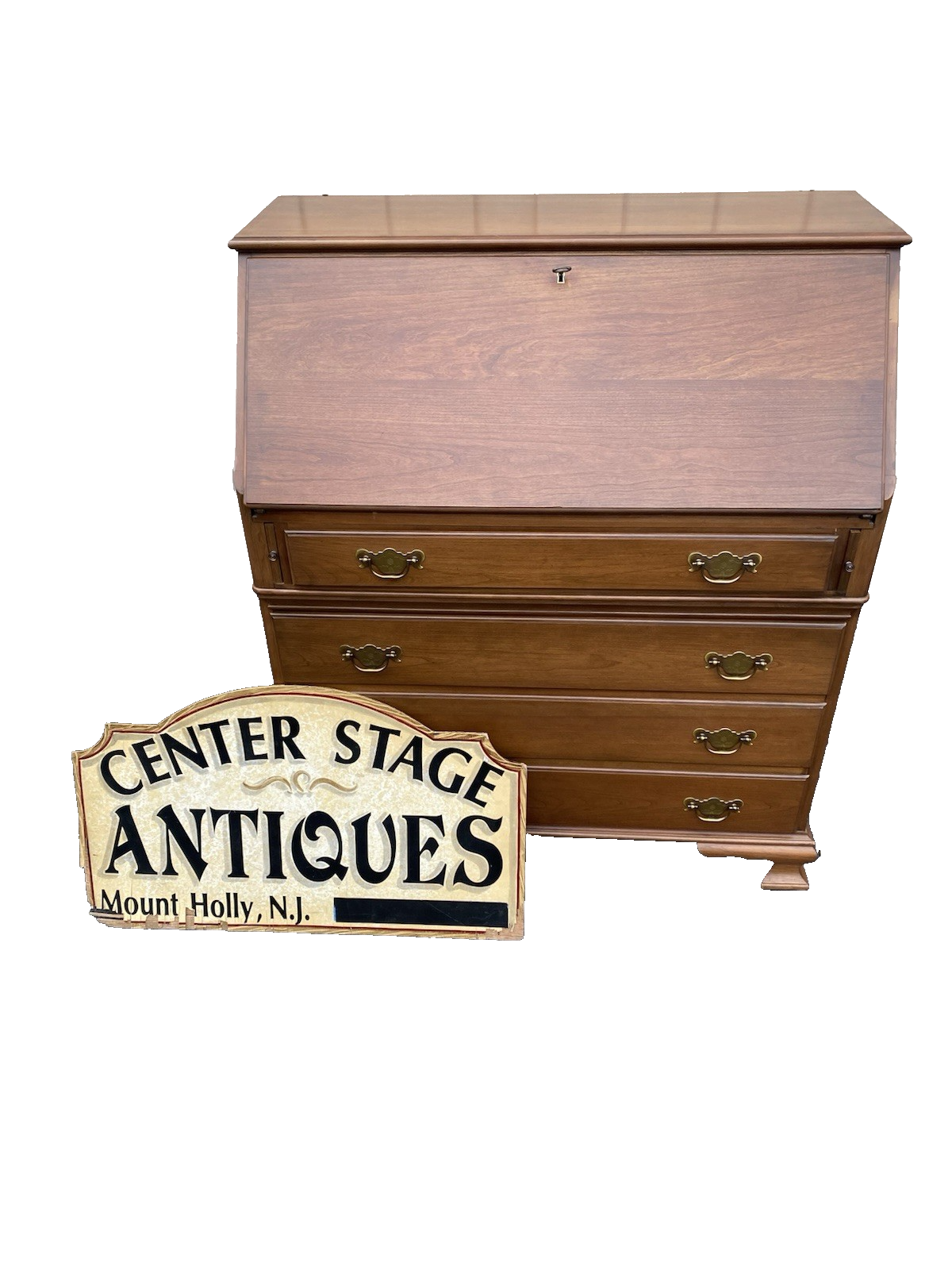 66506 Pennsylvania House Secretary Desk w/ Bookcase top