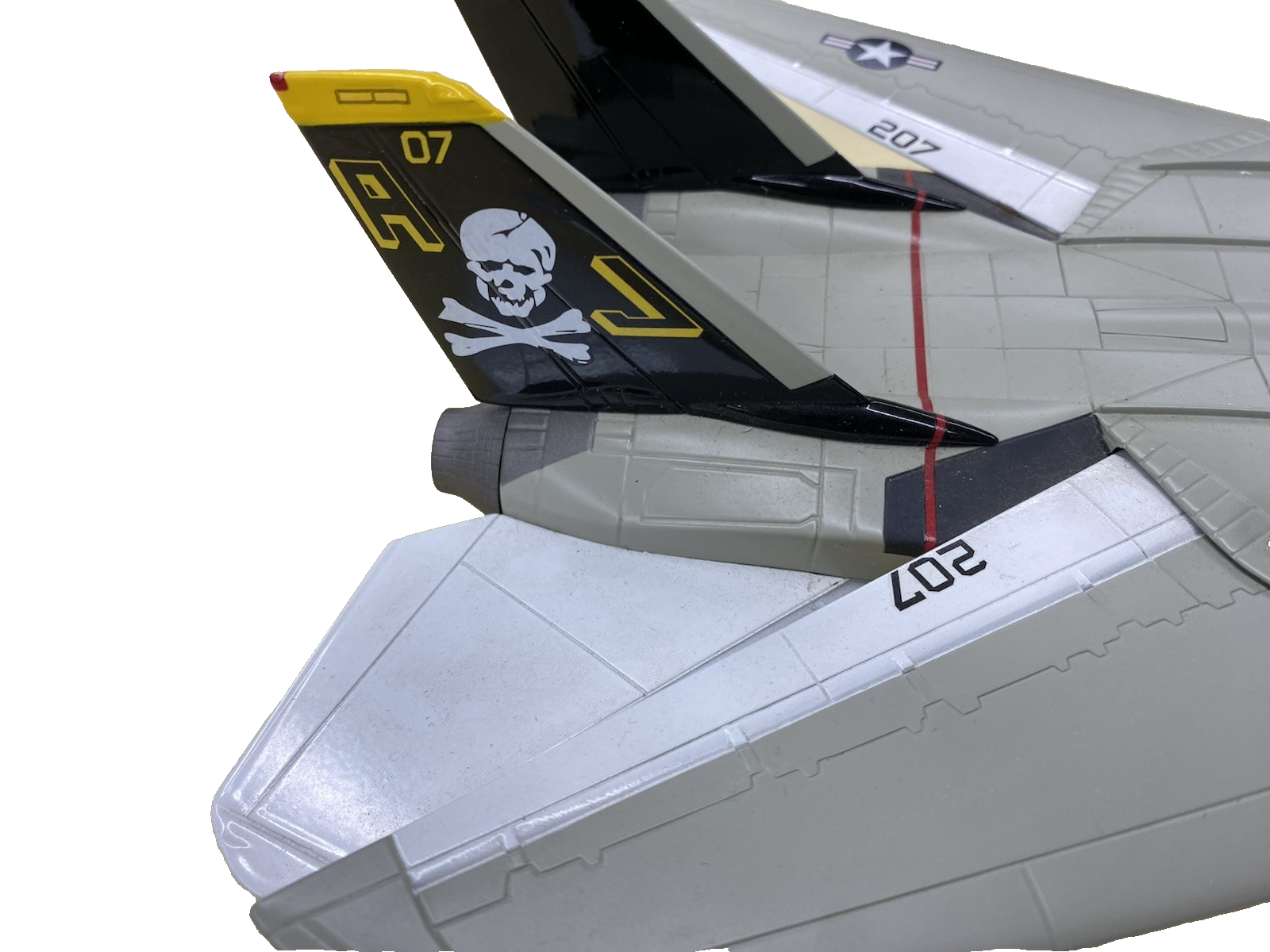 ES 228: Franklin Mint F 14 Tomcat U S Navy Jolly Rodger Airplane Plane