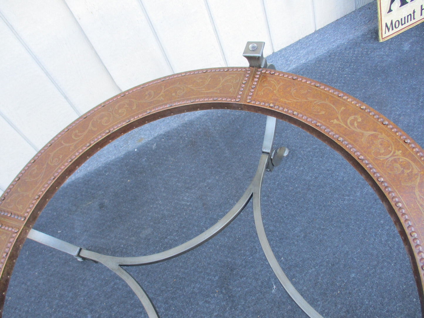 63934 Glass Top ARTISTICA  Decorator Coffee Table Stand