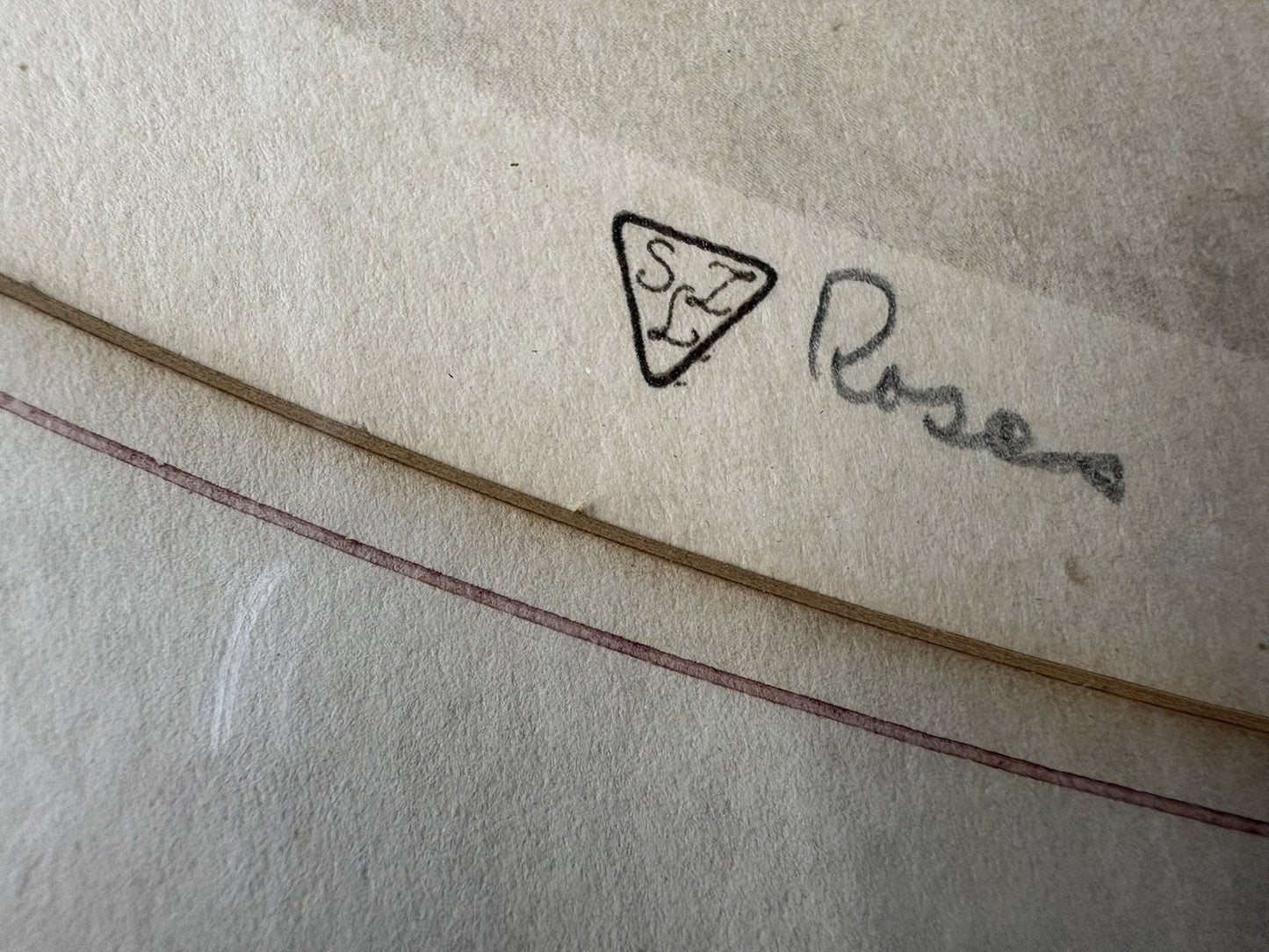 ART YS:      Antique Print   Woman and Roses Copyright 1934 Camila Lucas NYC USA