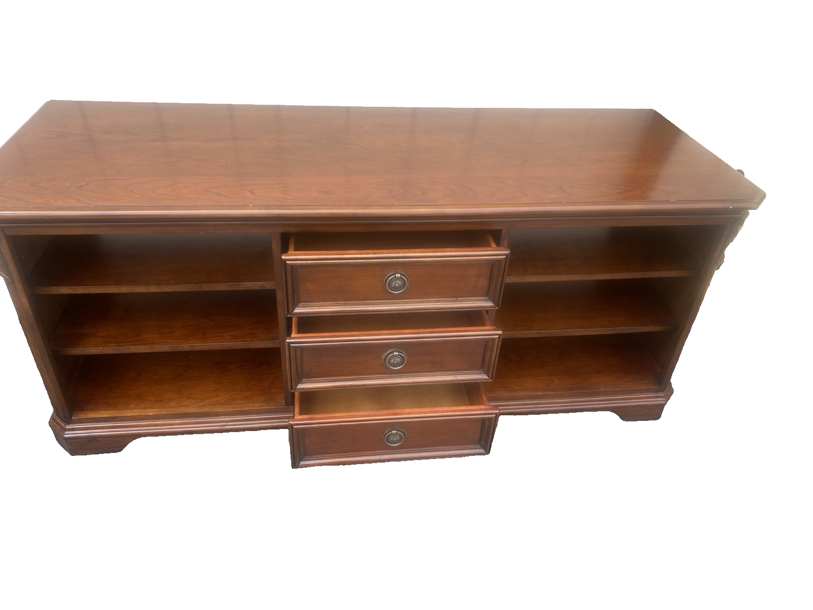 66548 Cherry Hooker Furniture  Television Cabinet Stand 64" WIDE