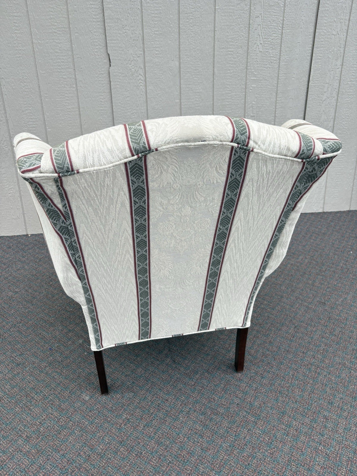 67035 Pair Oak Ridge Queen Anne Wing Chair s