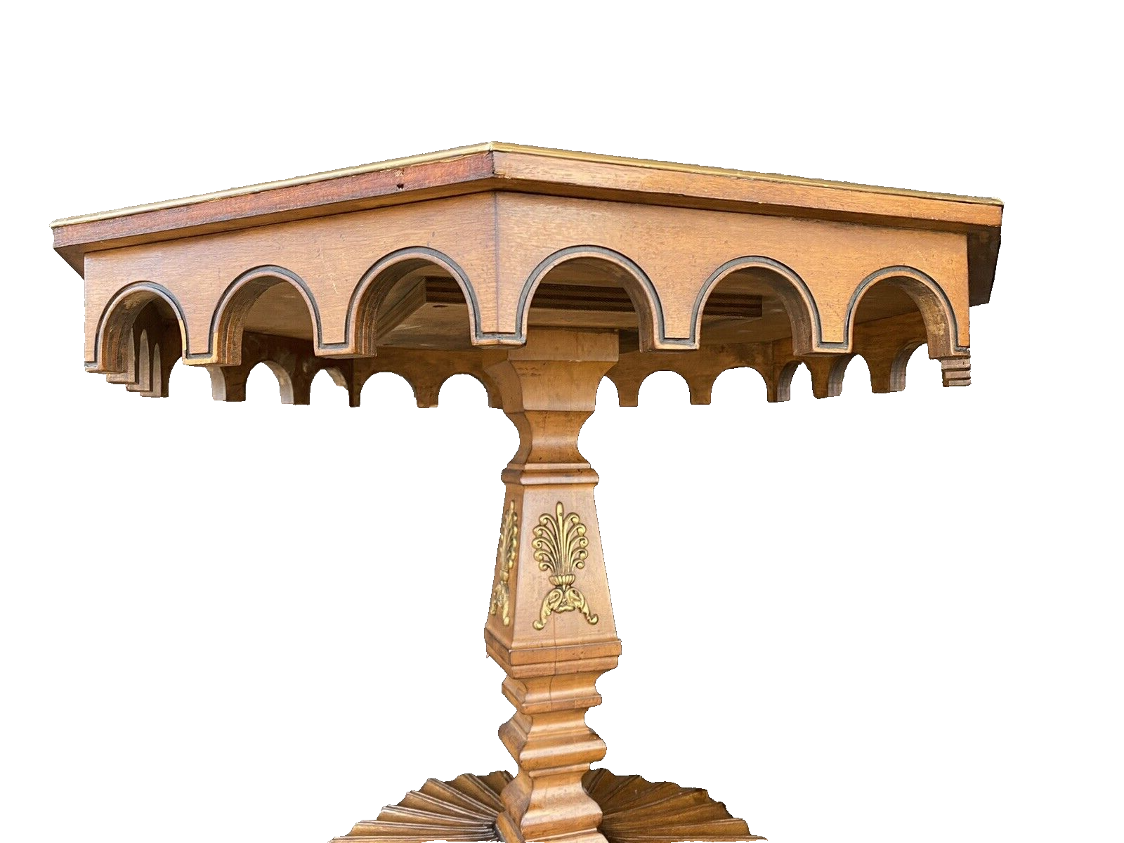 66214   Decorator Hex Lamp Table Stand