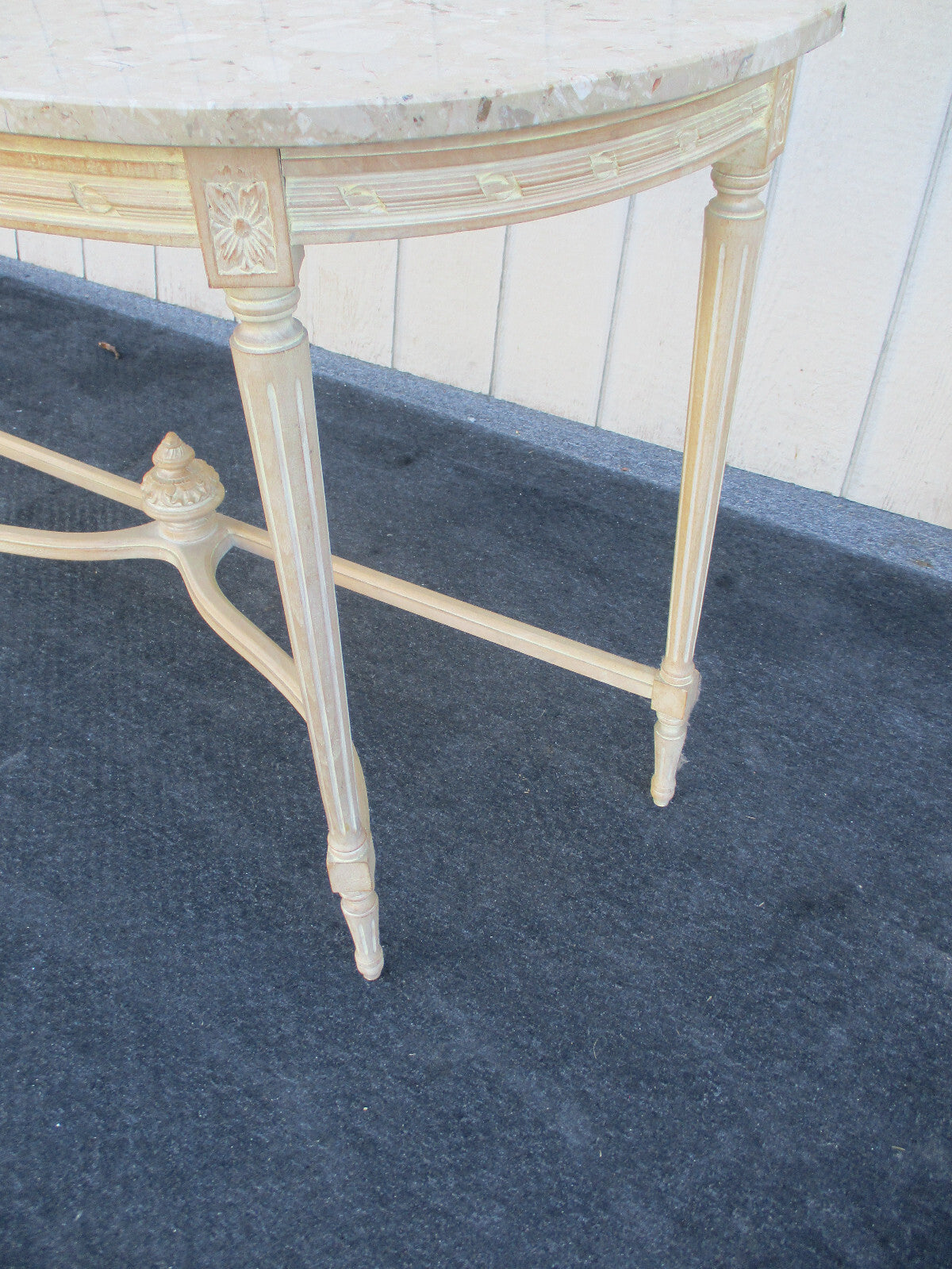 63808 Decorator Marble Top Sideboard Server Table 