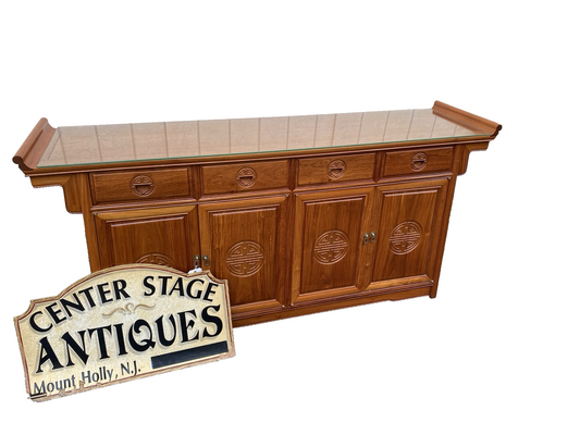 65443    Oriental Sideboard Server  Buffet Cabinet