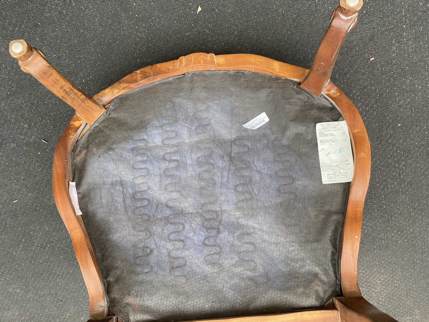 65776  Pair SAM MOORE Bergere Armchair Chair s