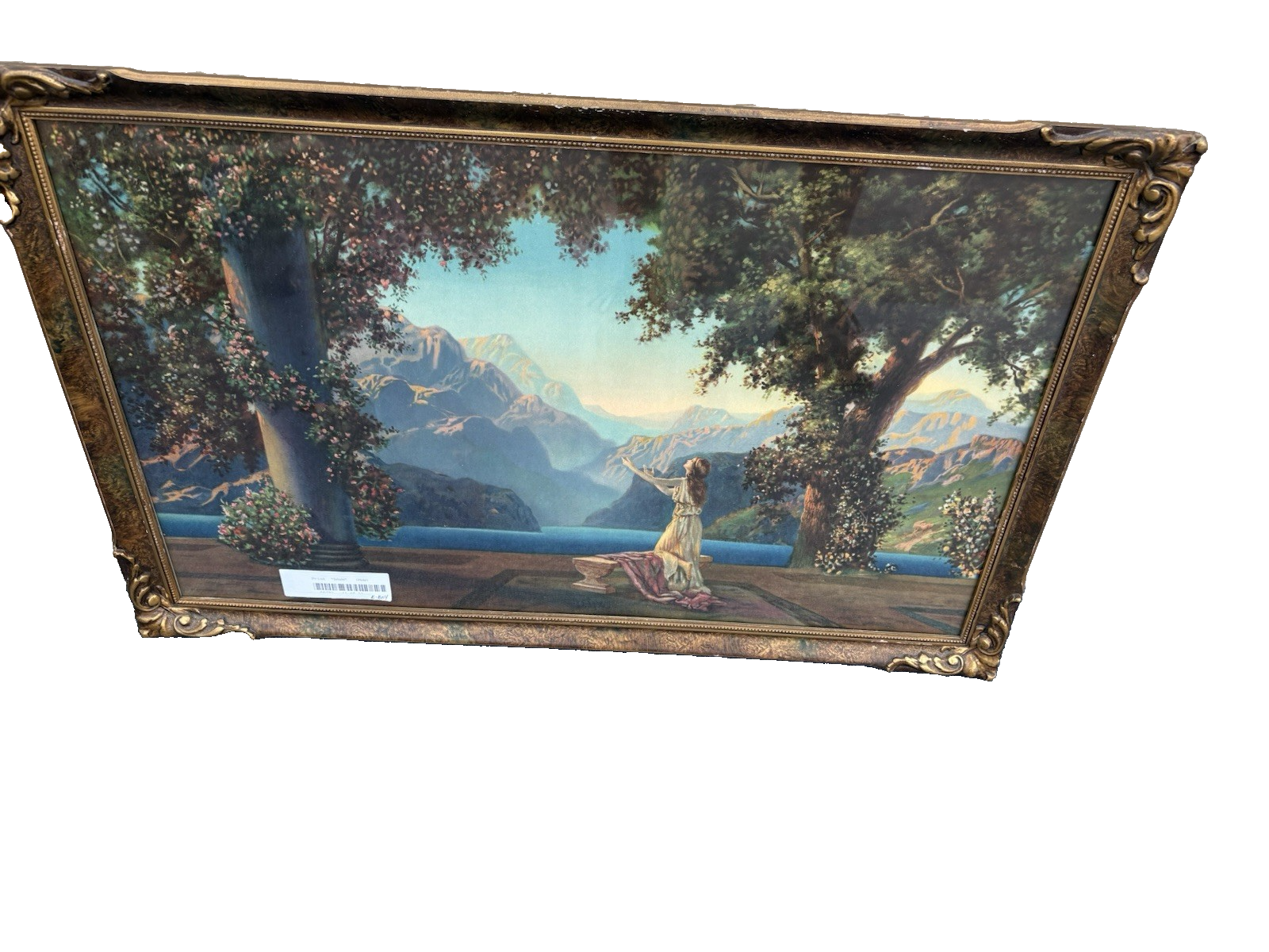 66781 R Atkinson Fox ??  DAWN  Print in Picture Frame CHICAGO