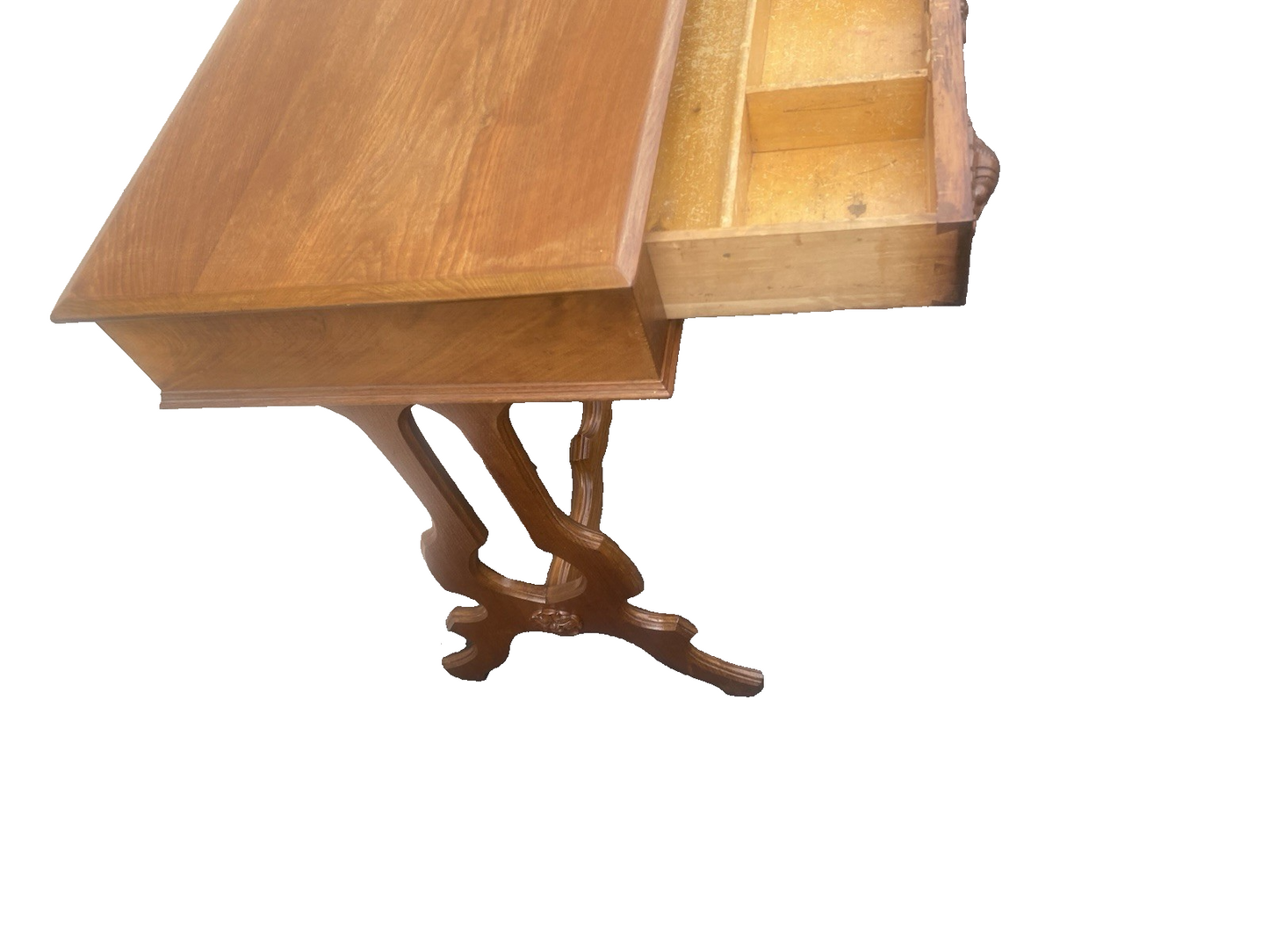 66588 Antique Walnut Victorian Lamp Table Stand