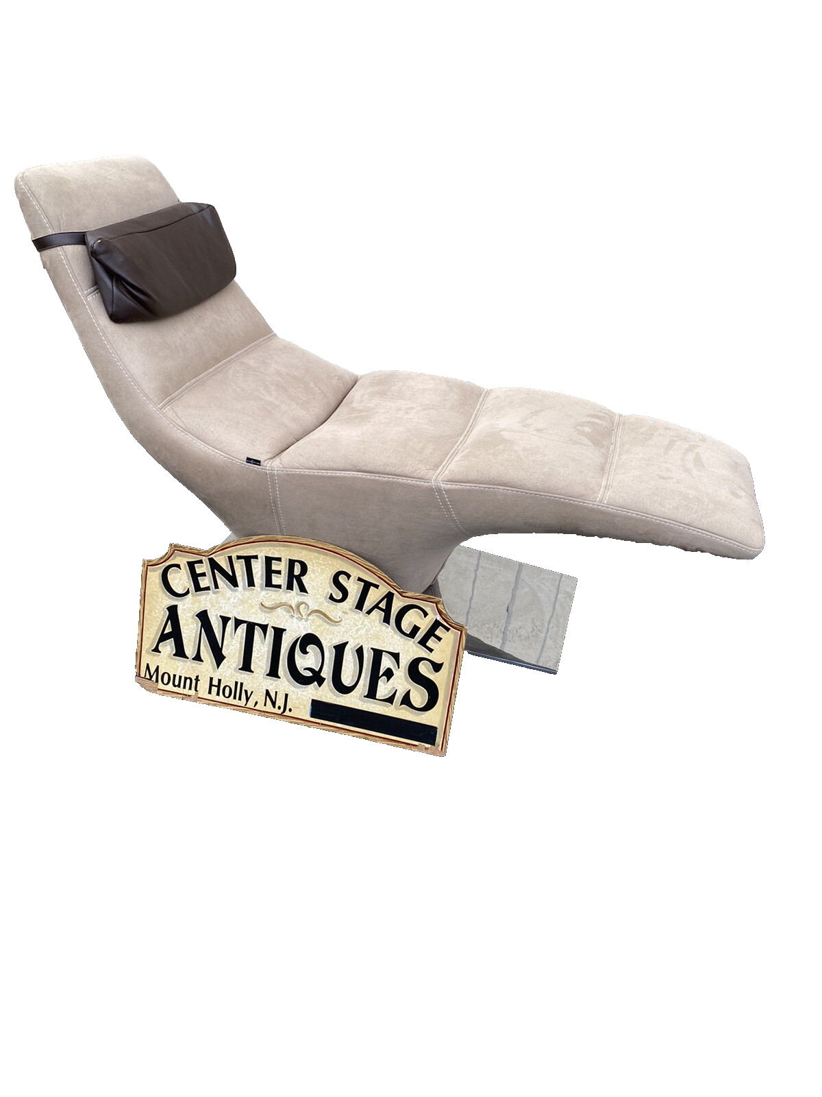 66234   SOHO CONCEPT Modern Chaise Lounge QUALITY Heavy Frame