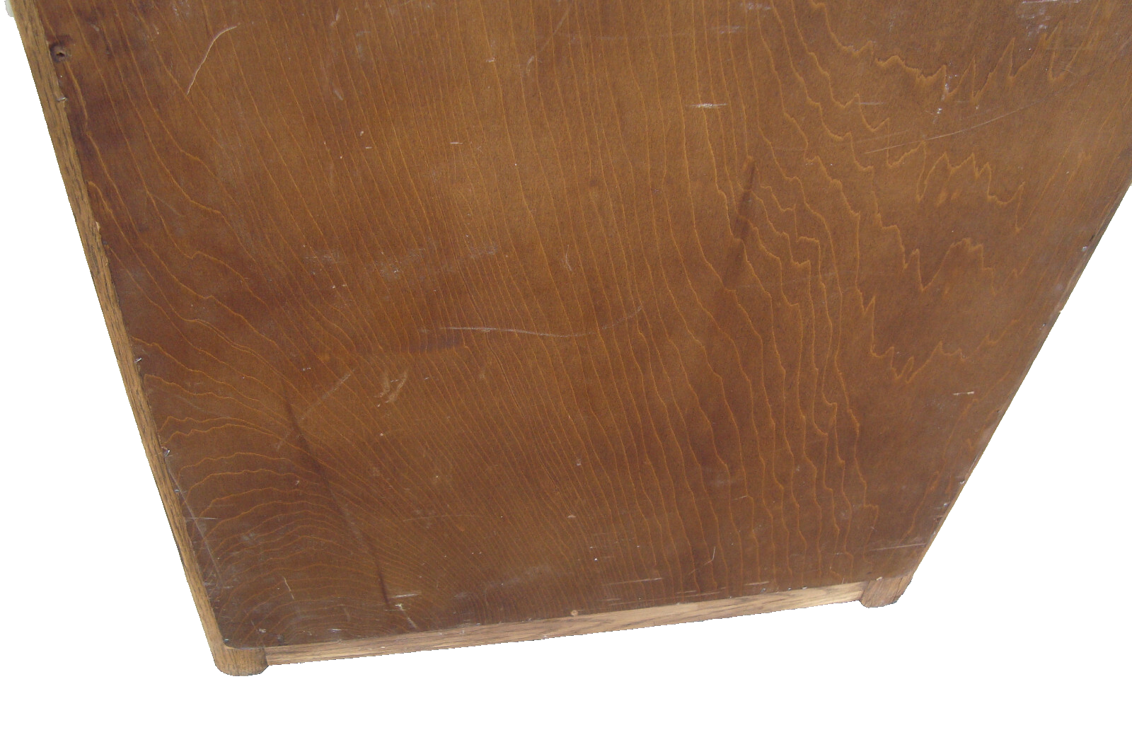 61764 Vintage Solid Oak Carved Mirror 25 x 36