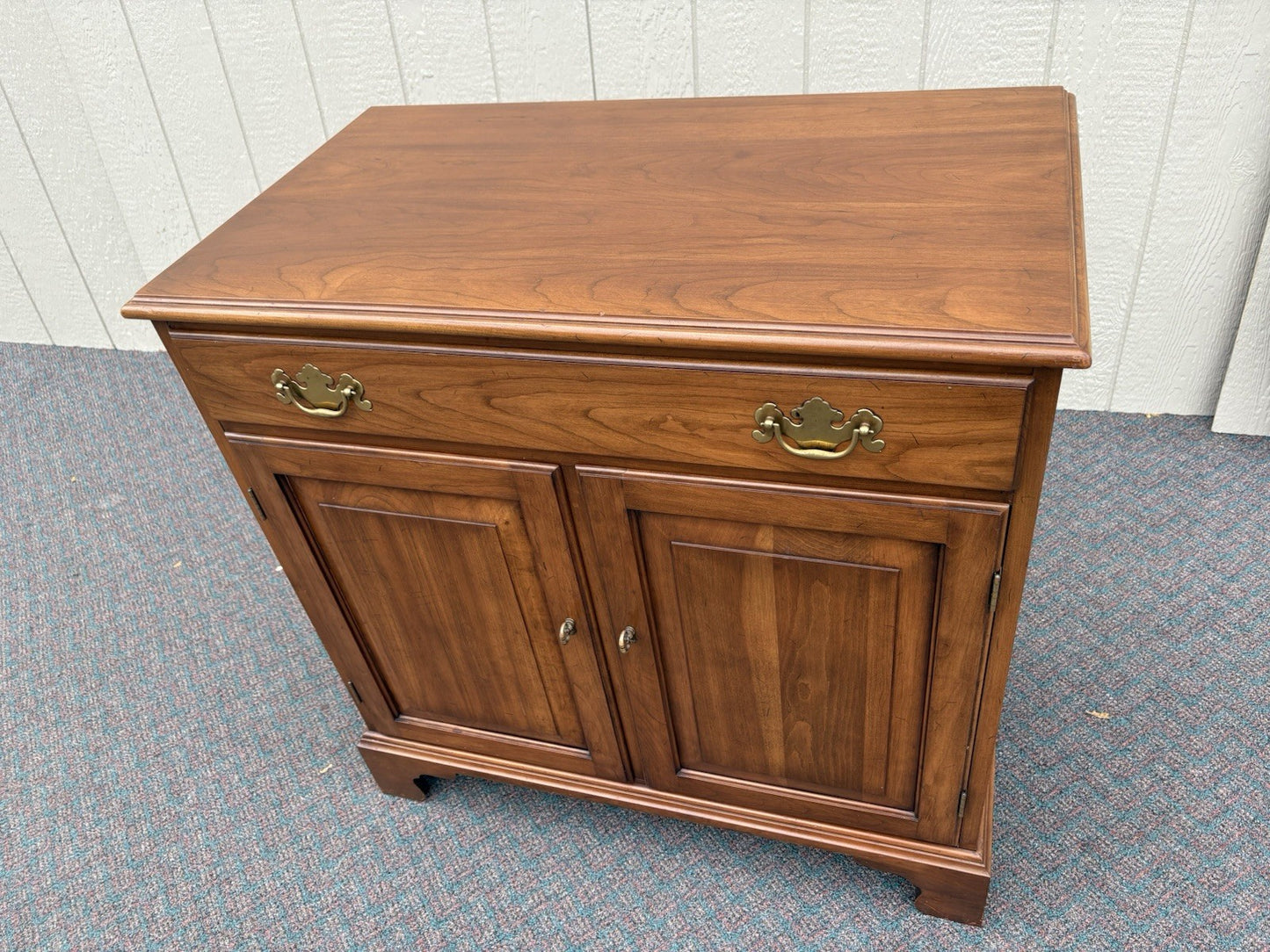 67141 HENKEL HARRIS  Virginia Galleries Cherry Server Cabinet