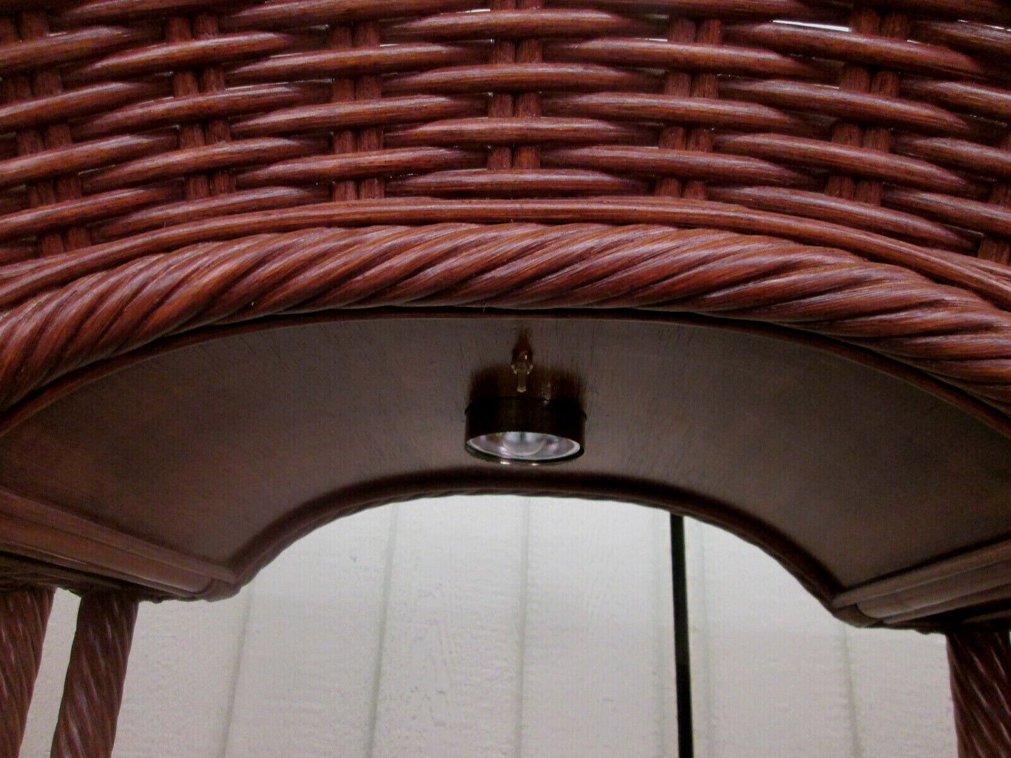 52179 Tommy Bahama  ??     3  SECTION  Curio Cabinet Wicker Wall Unit Bookcase