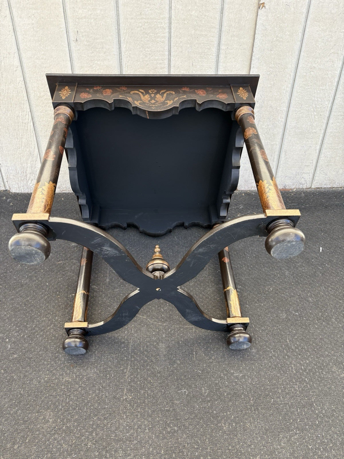 66704 Ebony Decorator Lamp Table Stand