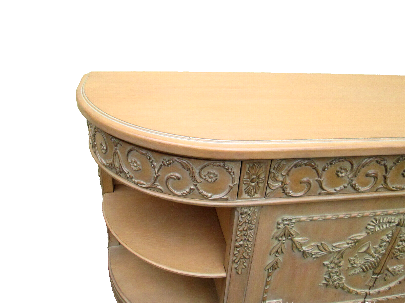 58310  ROSSI BROTHERS CUSTOM CABINET MAKERS PHILADELPHIA CARVED SERVER CABINET