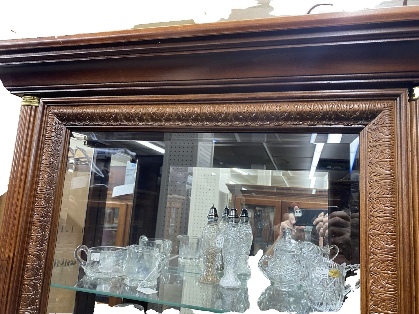 64424 Fancy Mahogany Curio China Cabinet