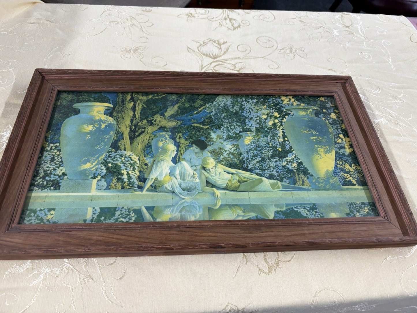 66779 MAXFILD PARRISH Print in Picture Frame THE GARDEN IN ALLAH