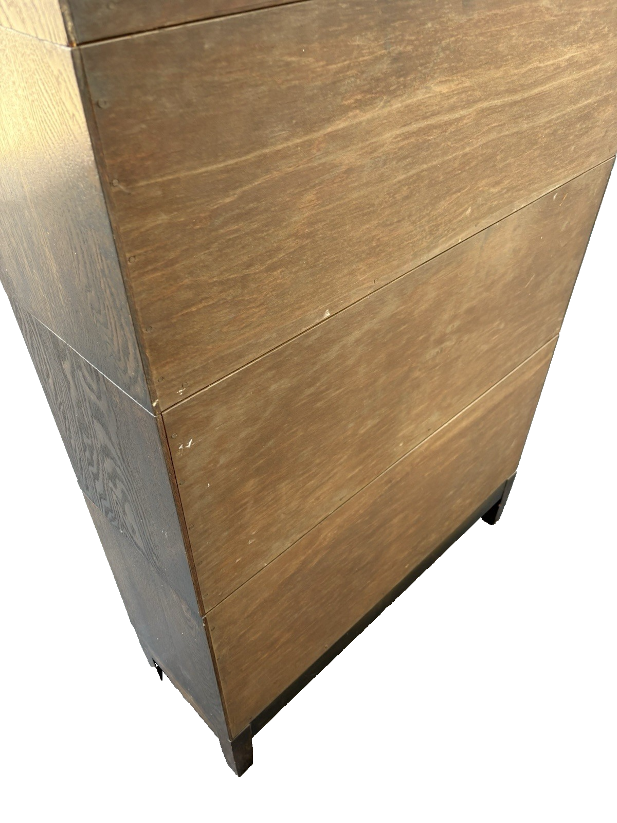 66879 Mission Style 4 section Oak Stacker Stacking Bookcase.