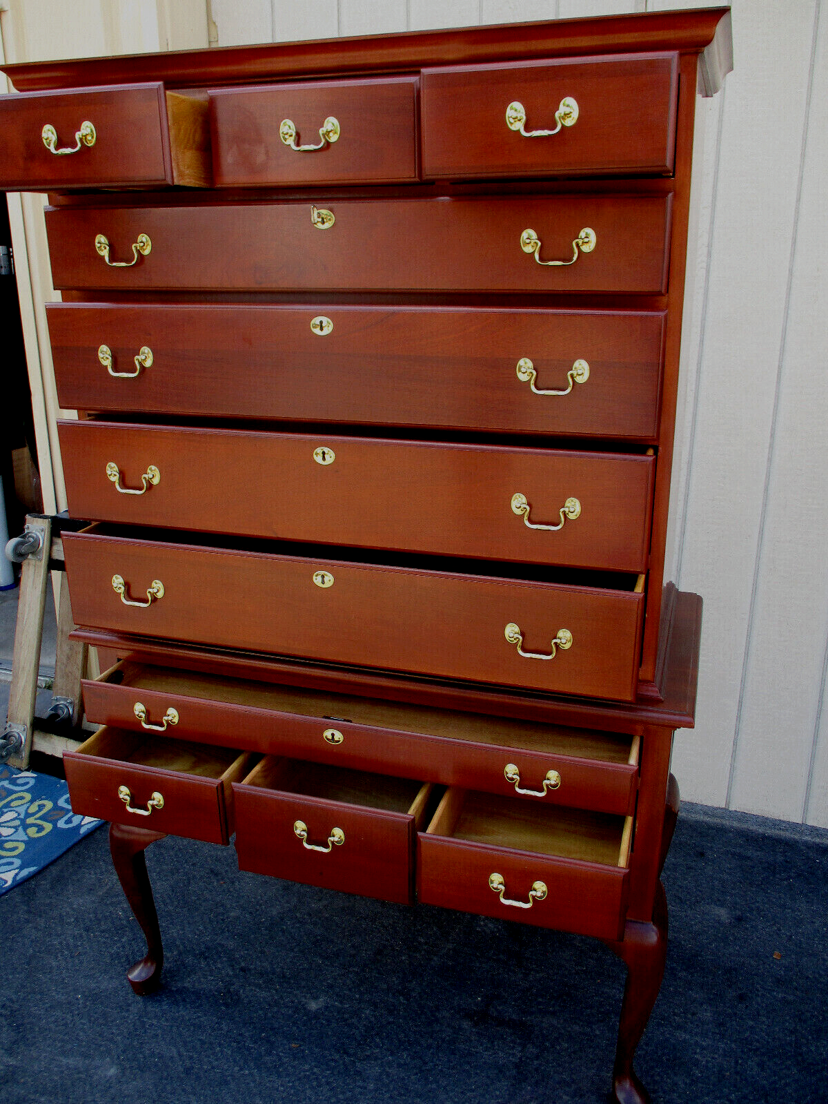 63575  Statesville Chair Furniture High Chest Hiboy  Dresser