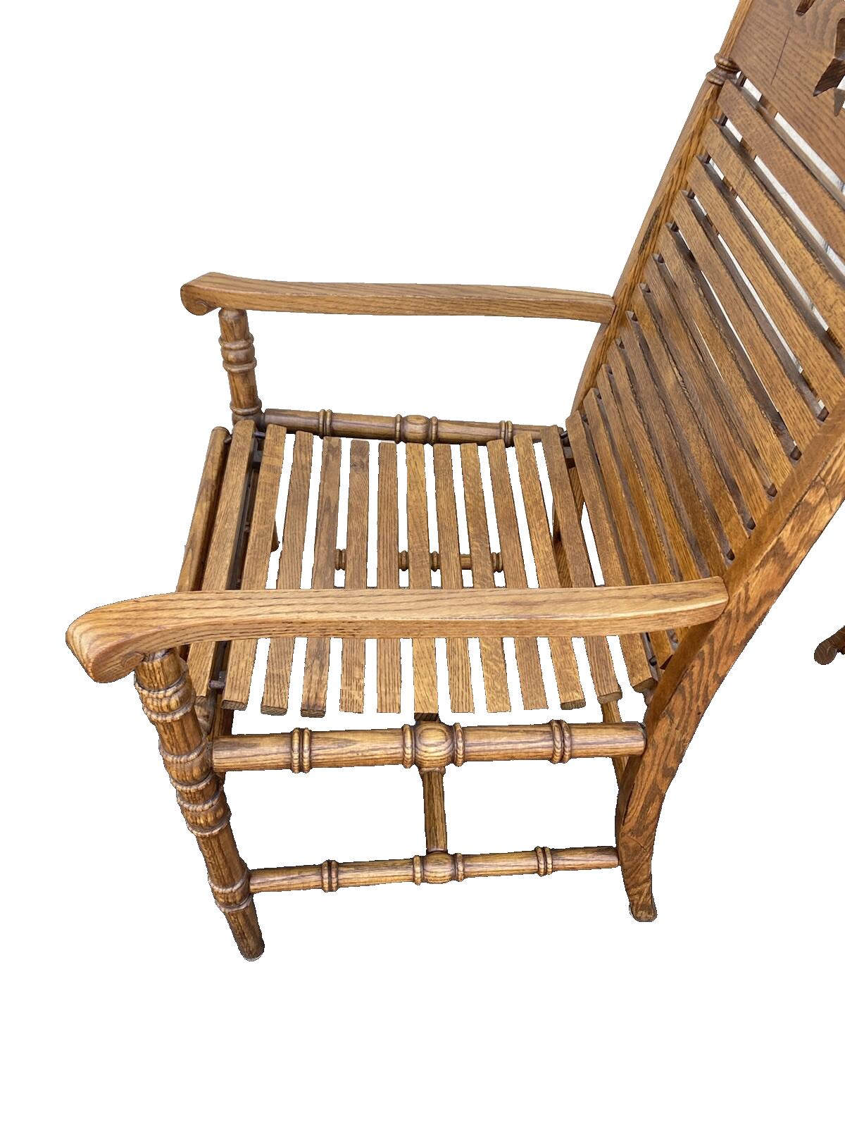 65524 Pair Oak Slate seat Chairs Chair s Armchairs