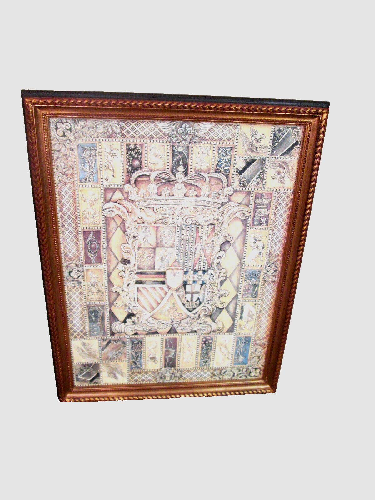 56537 ROYAL GAMBIT BOMBAY Picture Print in Fancy frame