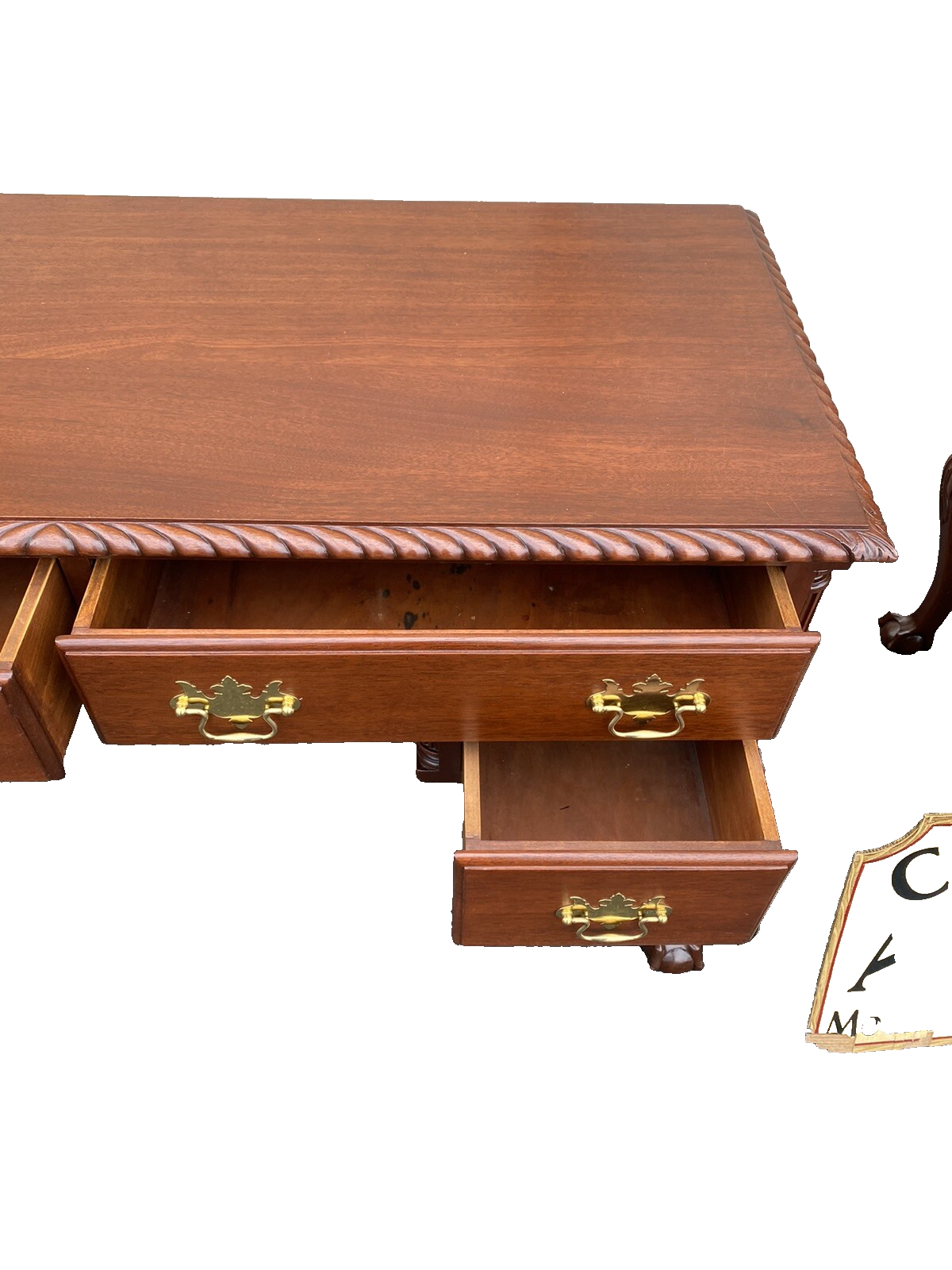 66073 Solid Mahogany Vanity Desk CUSTOM MADE