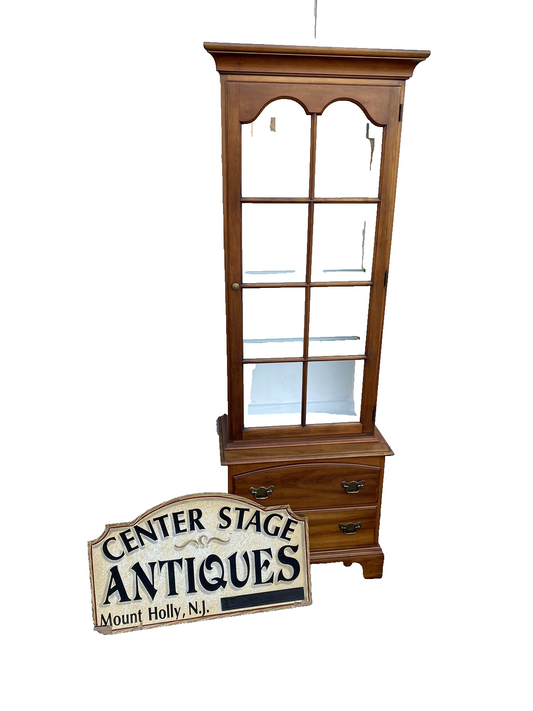 65957   Solid Cherry STATTON Centennial Furniture Curio Cabinet