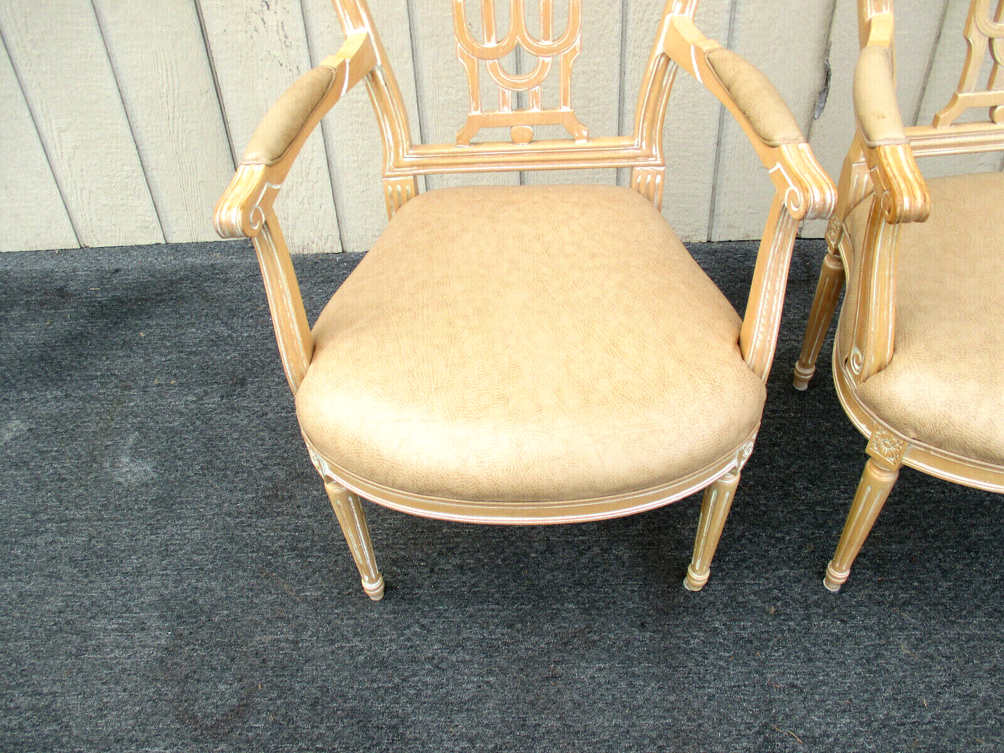 62973   Pair Decorator Armchair Chairs Made in Italy