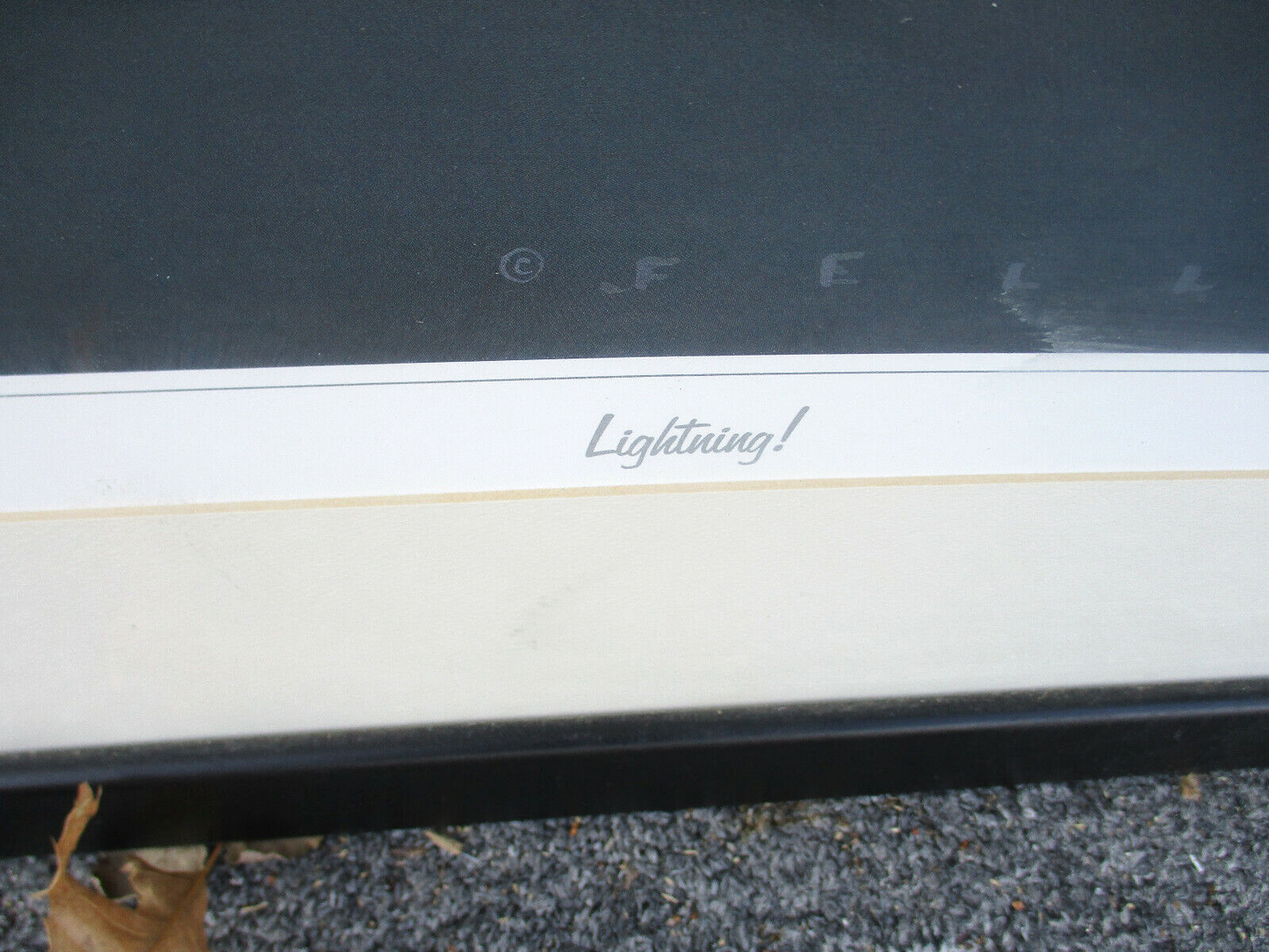 ES 6: Aviation Art Plane Junkie Lightning! Artist Jack Fellows P-38 Print wFrame