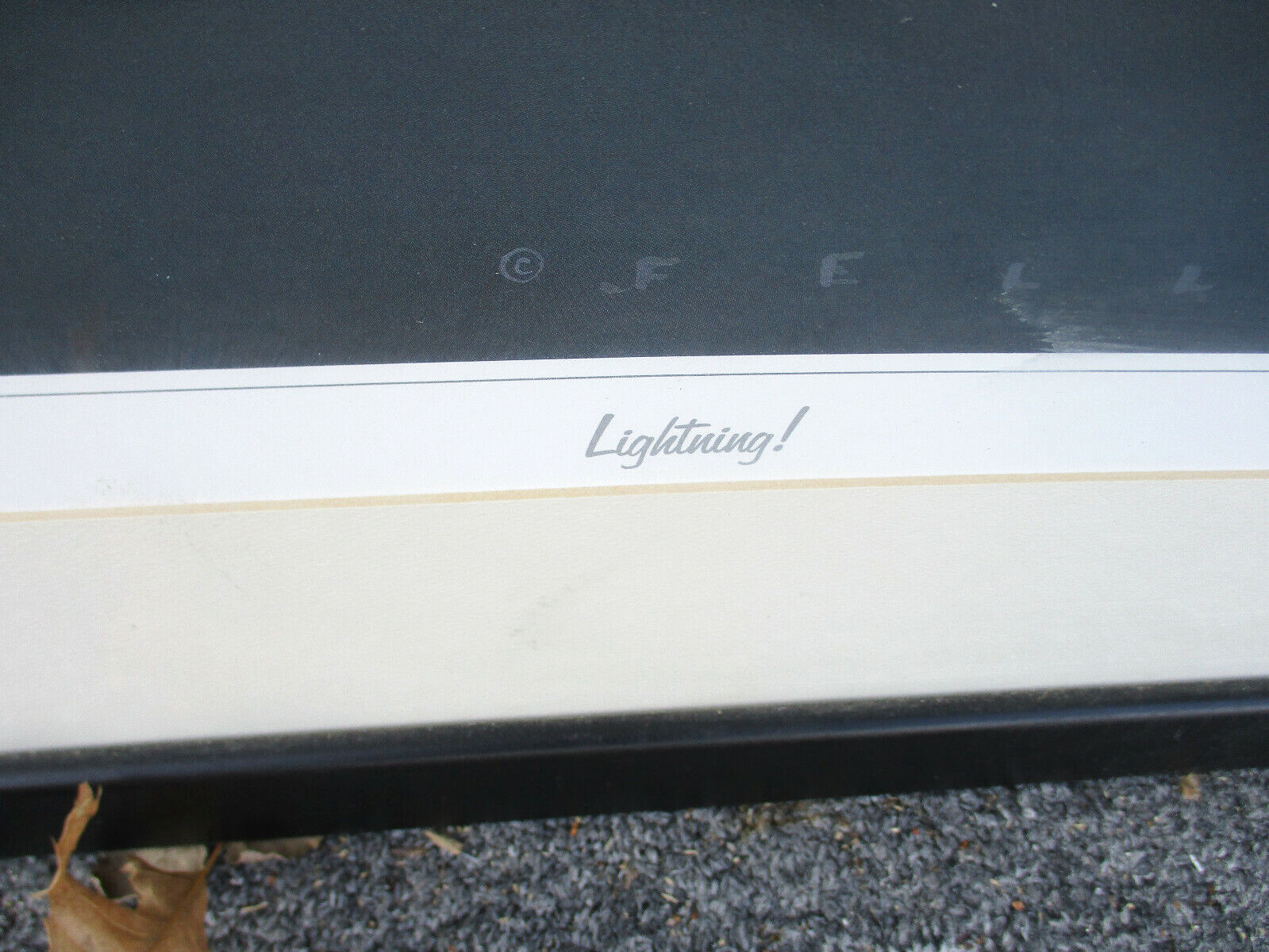 ES 6: Aviation Art Plane Junkie Lightning! Artist Jack Fellows P-38 Print wFrame