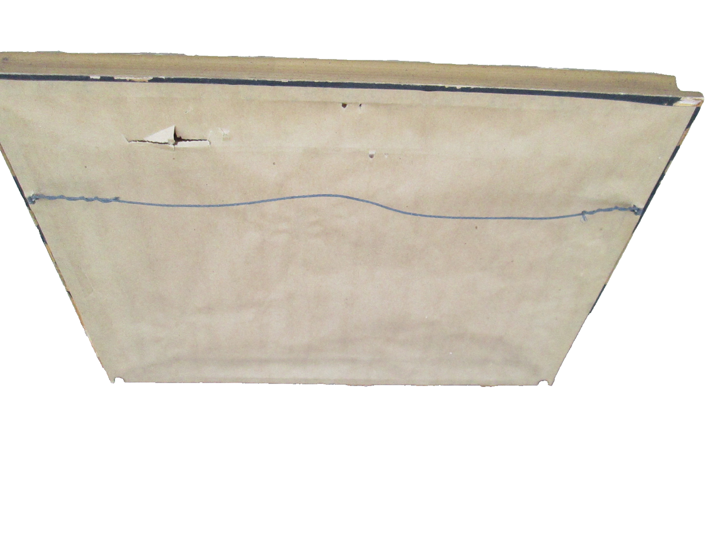 COL CW:    Decorative Celluloid Pierced Carved Fan in Frame