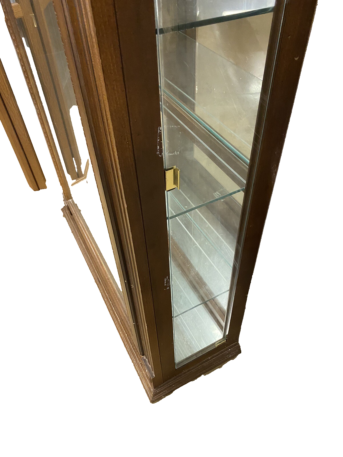 65094    Mahogany Side Loading Curio China Cabinet