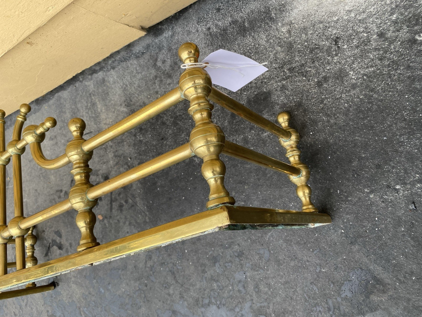 65936 Quality Brass Fireplace Mantle Fender