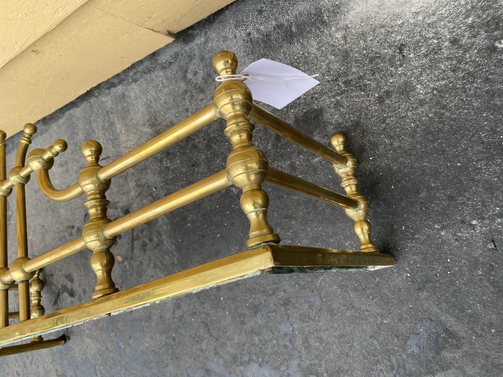 65936 Quality Brass Fireplace Mantle Fender