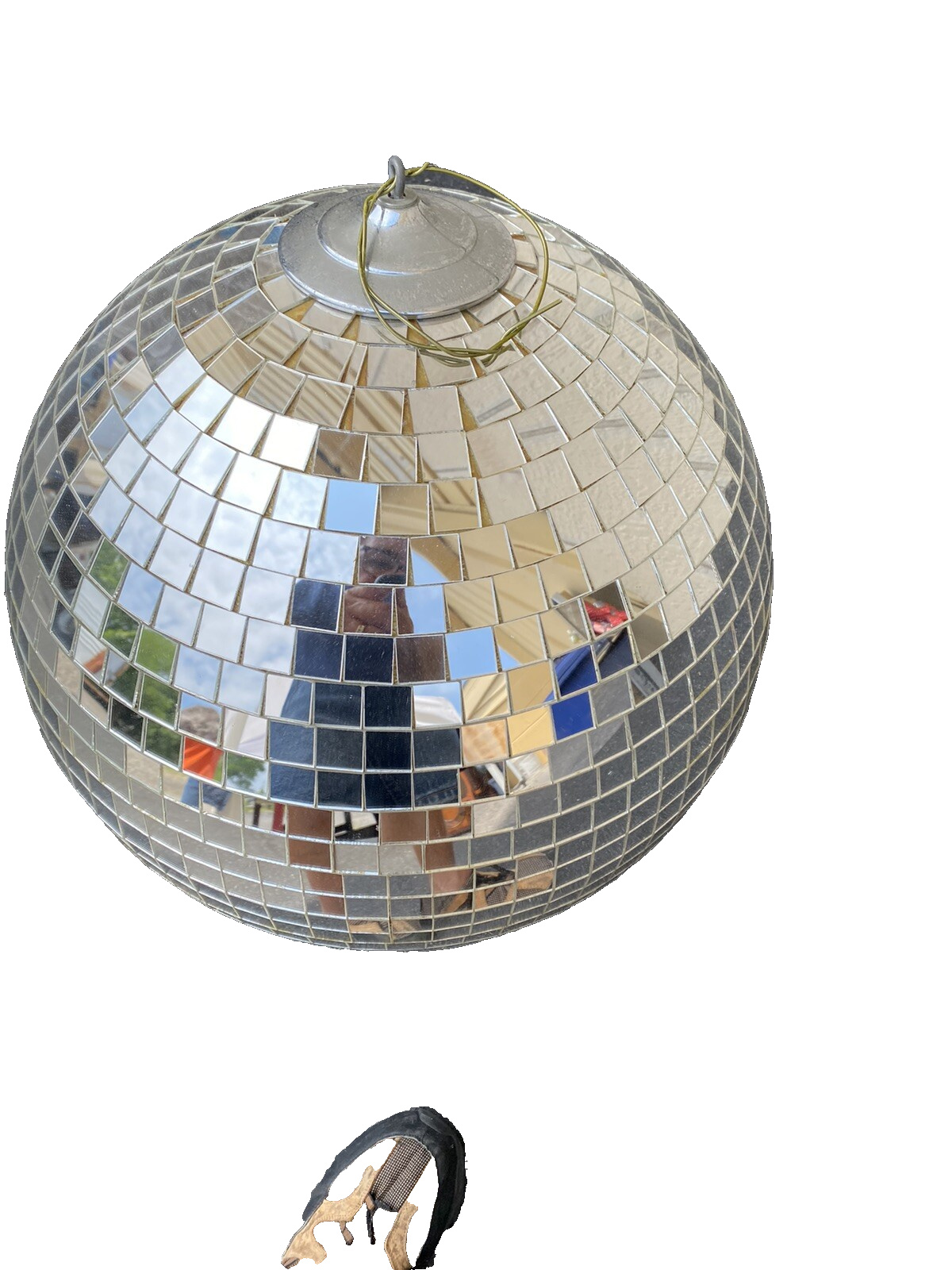 65925 Large Disco Ball Party Maker 1980 s  25 " round