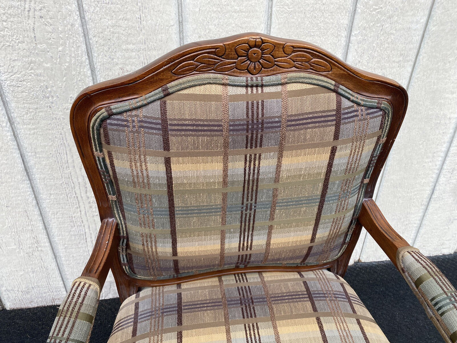 65910 French Country LLOYDS Furniture Bergere Armchair Chair