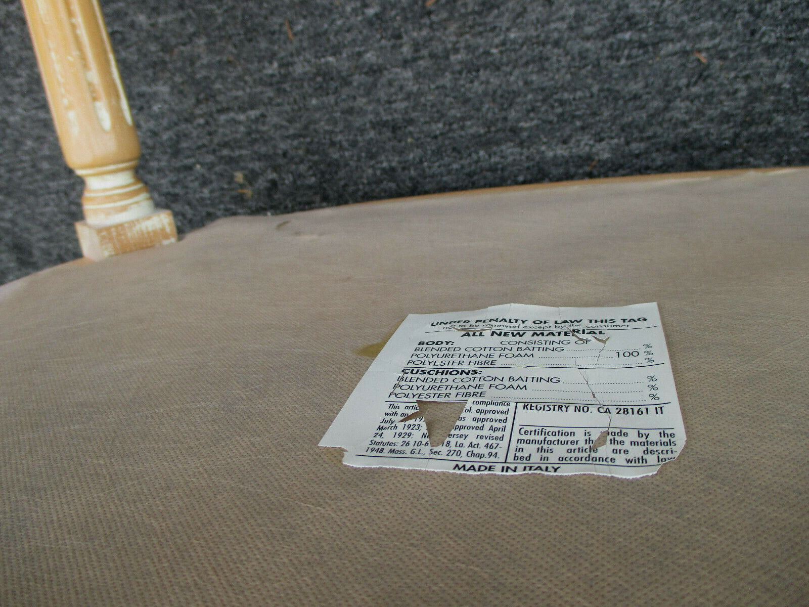 62973   Pair Decorator Armchair Chairs Made in Italy