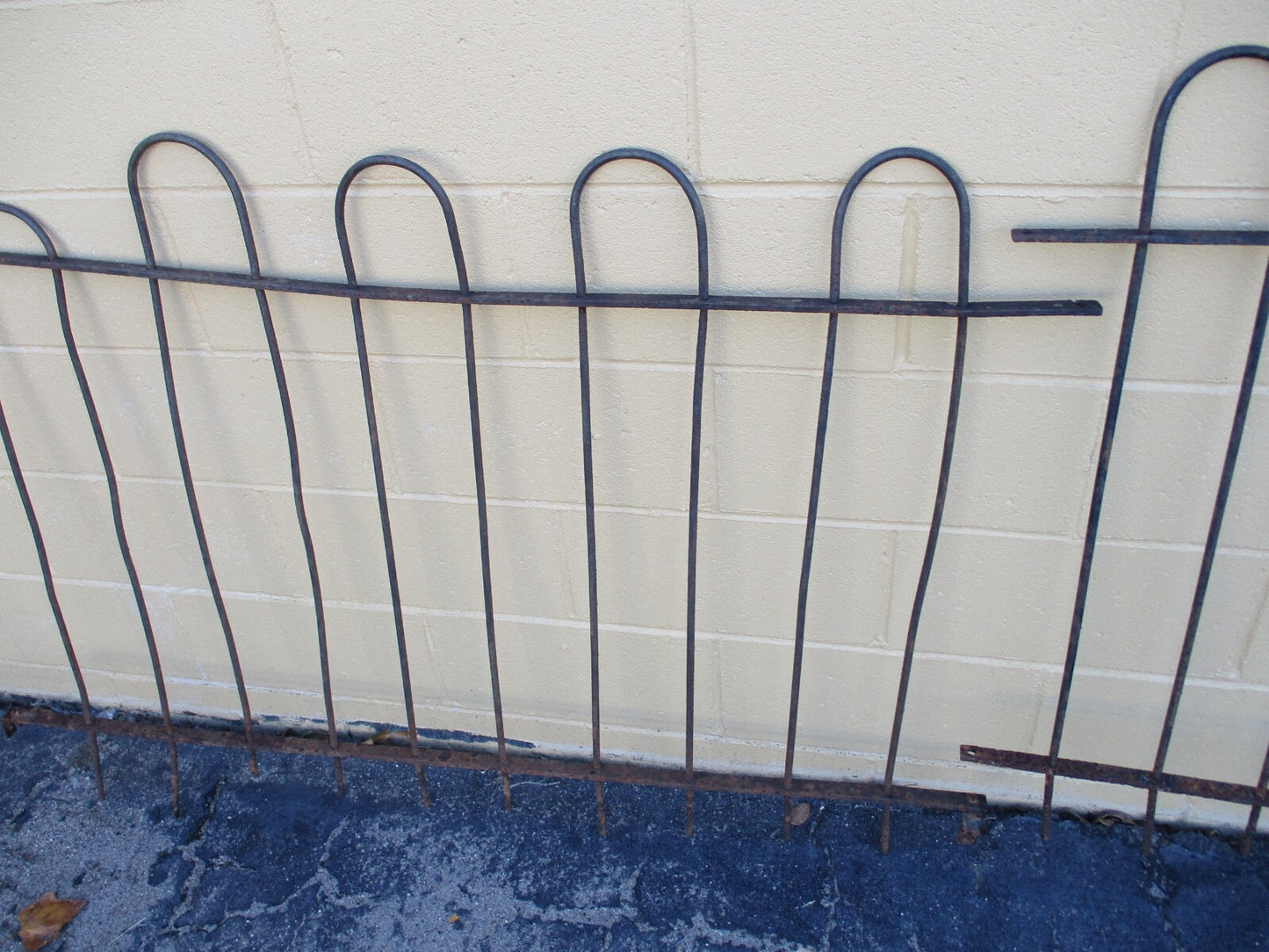 GARDEN 02:  20 feet  x 36" High  Victorian Wrought Iron Fencing Fence 3 sections