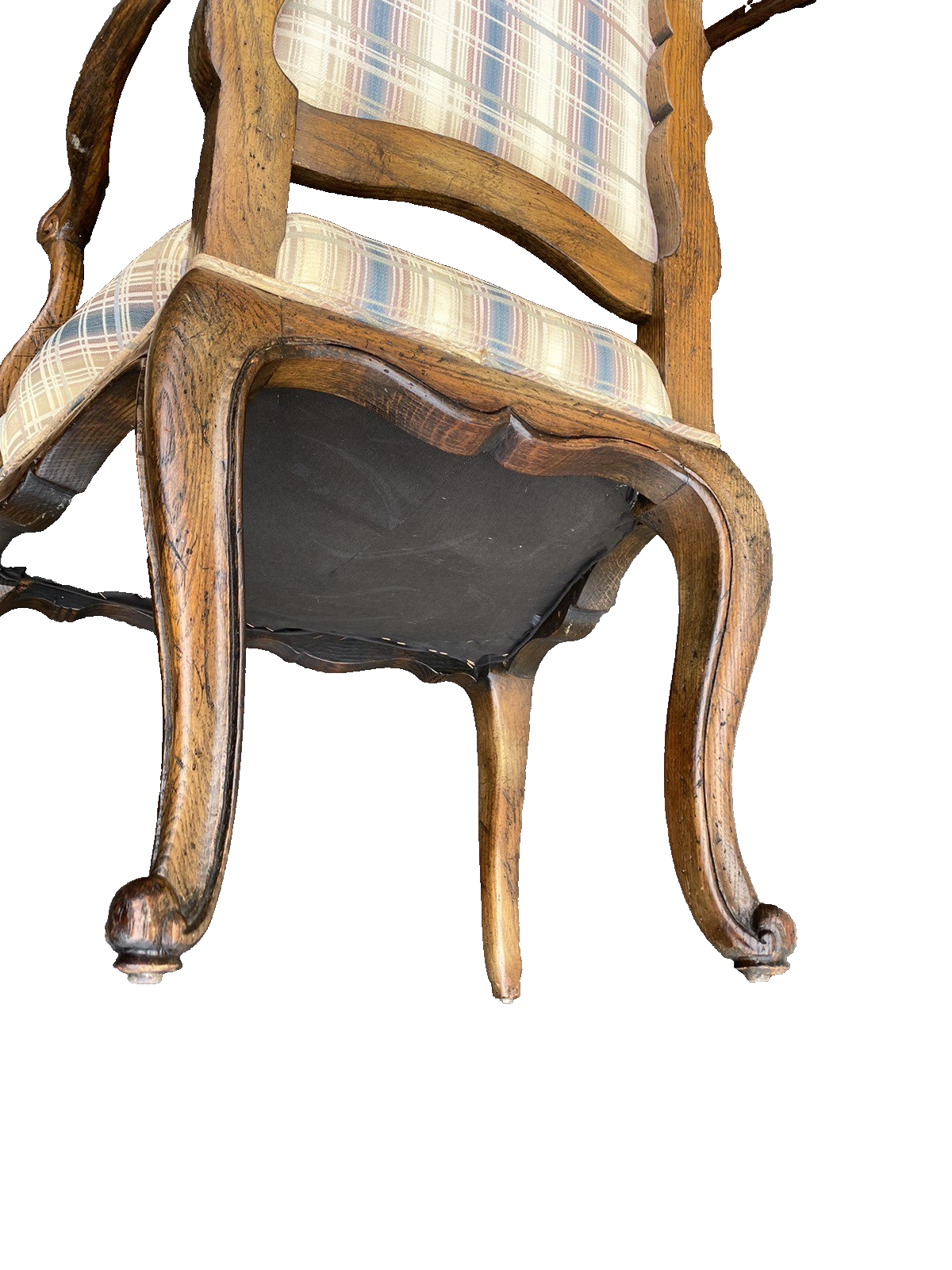 64833 Pair French Country Louis XV Bergere Armchair Chair s