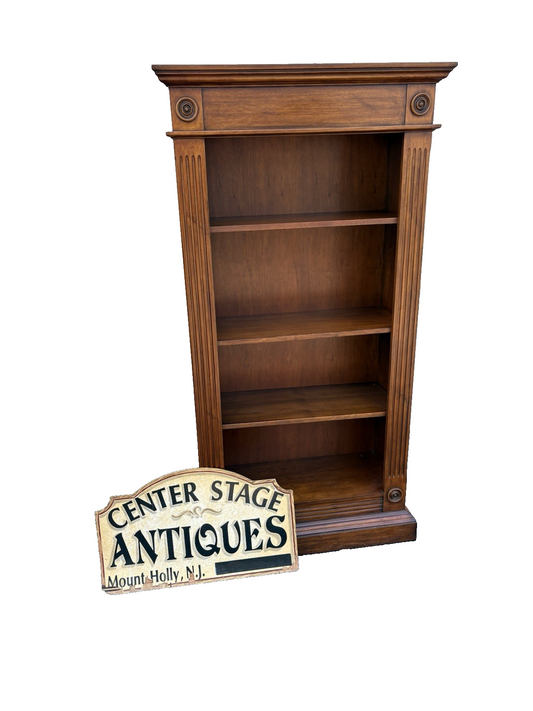 66911   Mahogany DOMAIN HOME FASHIONS Open Bookcase Curio Cabinet