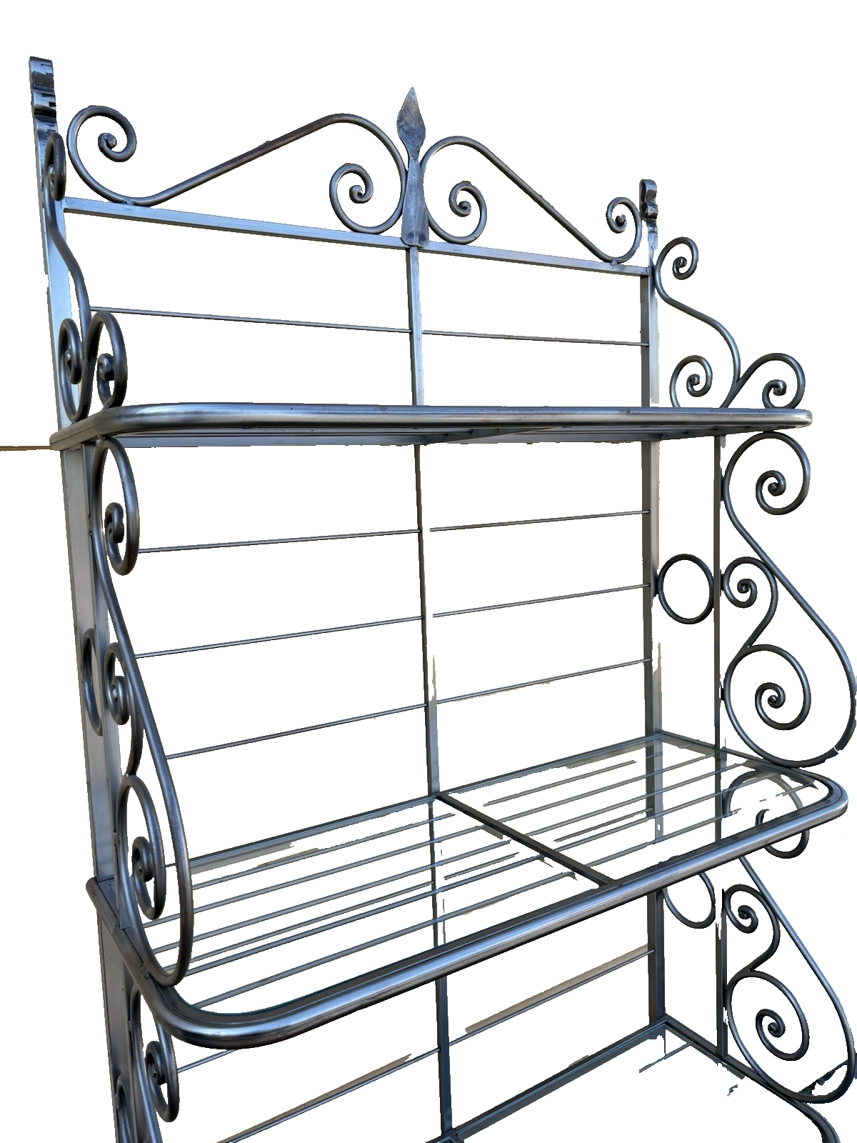 61594 QUALITY MADE  Iron Kitchen Bakers Rack
