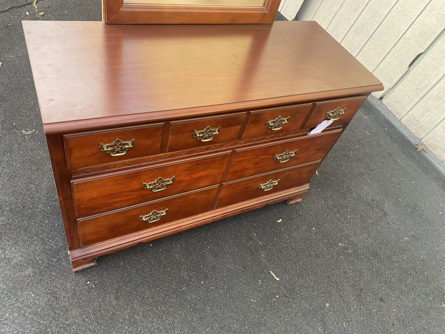 62258    Stanley Cherry  Dresser with Mirror