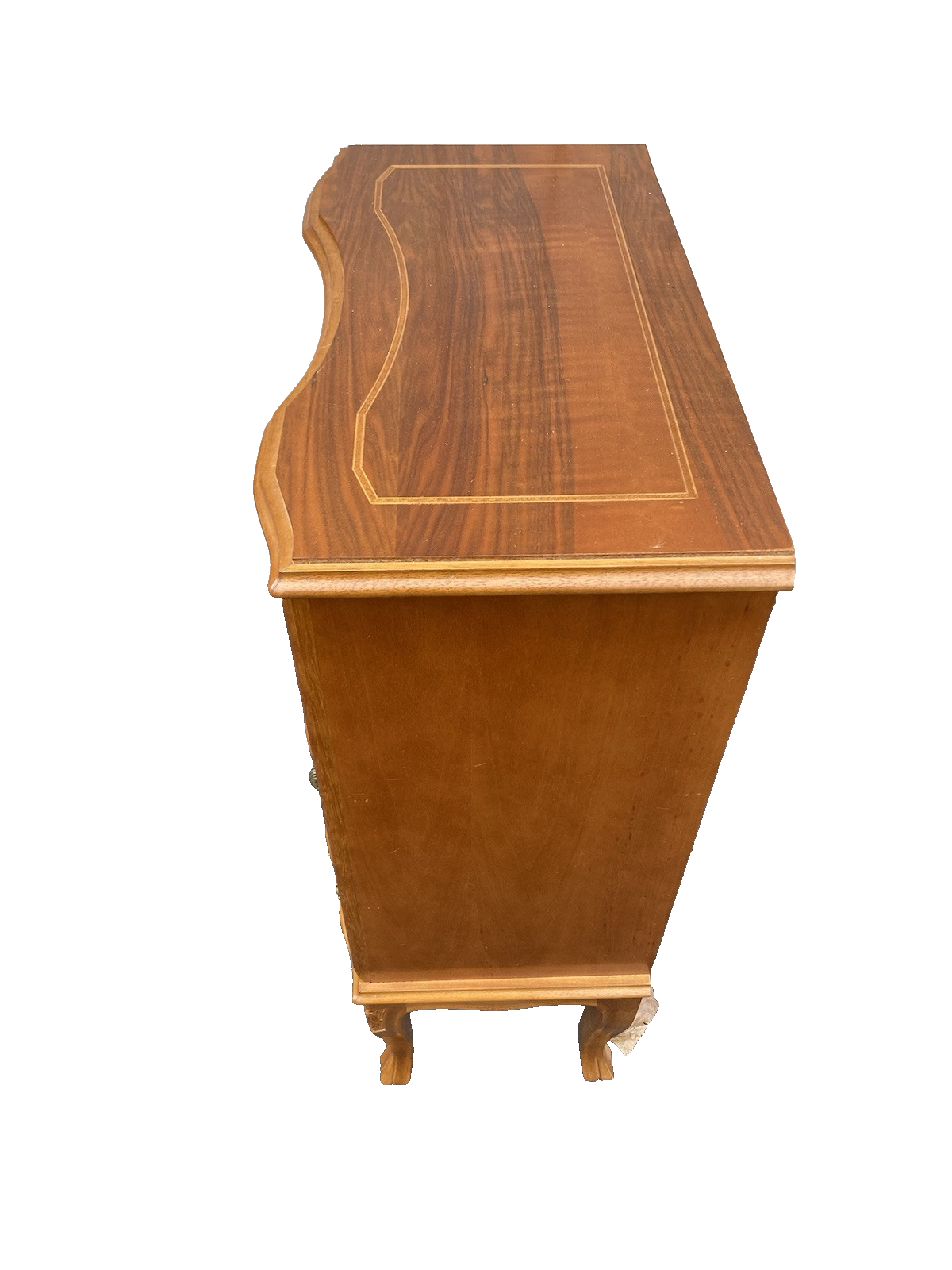 66403 Inlaid Custom Made 2 Drawer Bookcase Cabinet Nightstand