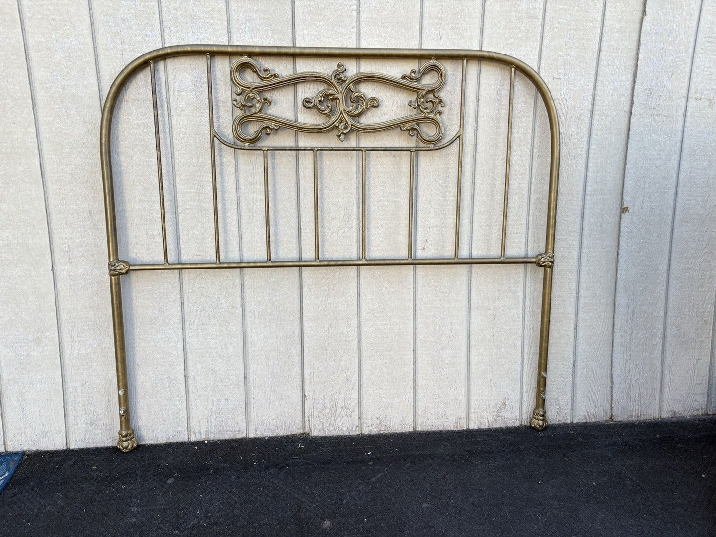 66792 QUALITY Made Decorator Iron Queen  Size Headboard Bed