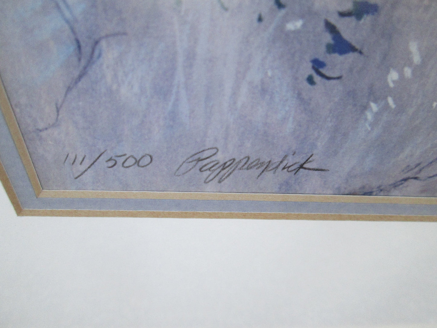 ART 01:     "GARDENS GLORY"   WINDOW BOX PRINT BARBARA PAPPENDICK PENCIL SIGNED