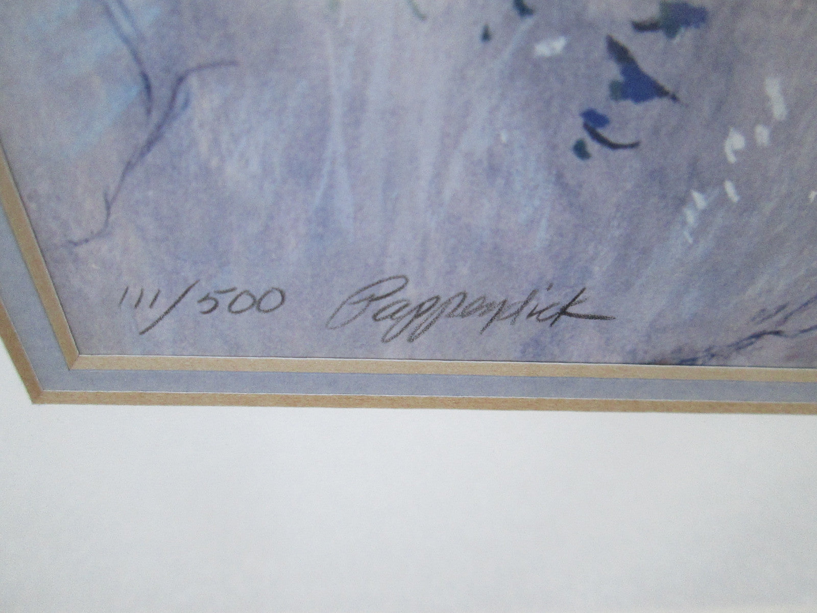 ART 01:     "GARDENS GLORY"   WINDOW BOX PRINT BARBARA PAPPENDICK PENCIL SIGNED