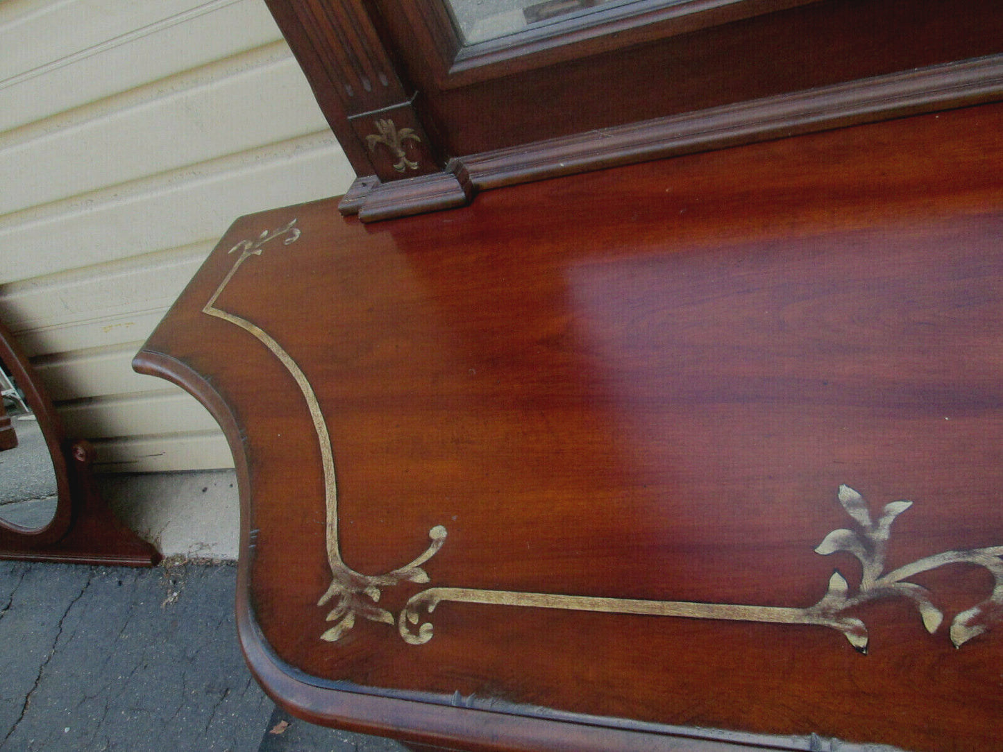 57287 LEXINGTON WAVERLY LARGE SIDEBOARD SERVER CABINET DRESSER W/ MIRROR