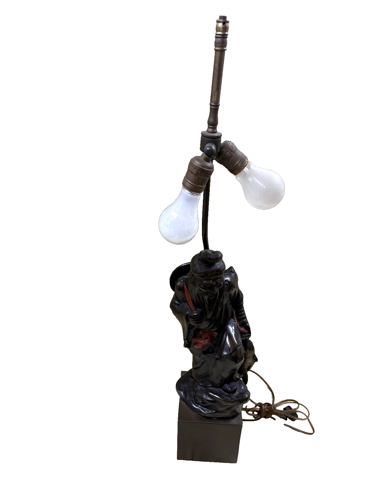 49966 Oriental BUDDAH Table Lamp with NO Shade