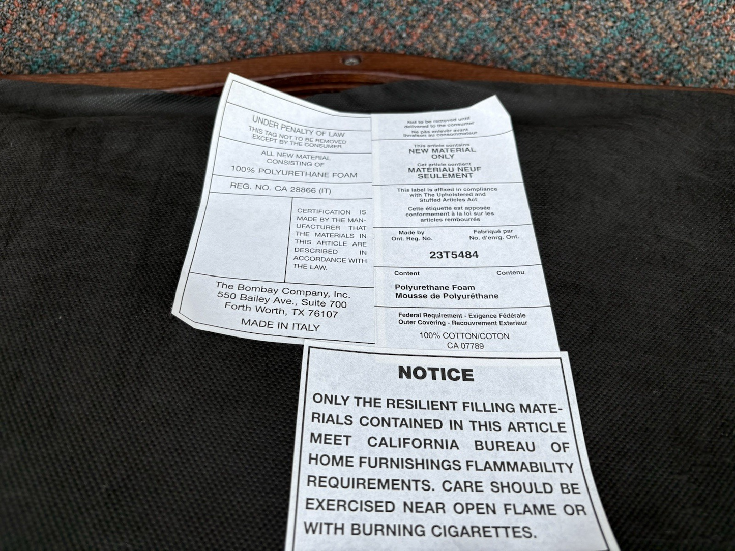 67034 BOMBAY Furniture Armchair Chair